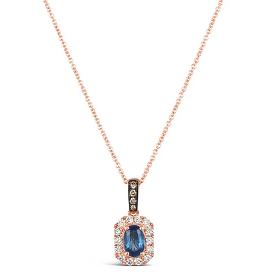Le Vian(R) Blueberry Sapphire(tm) Diamond Pendant Necklace