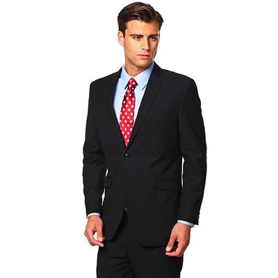 Mens Adolfo Slim Fit Suit Separate Jacket - Black