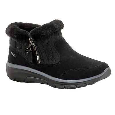 Womens Skechers Easy Going Cozy Inn Ankle Boots