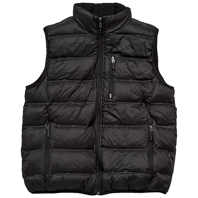 Mens Free Country Sherpa Lined Reversible Vest