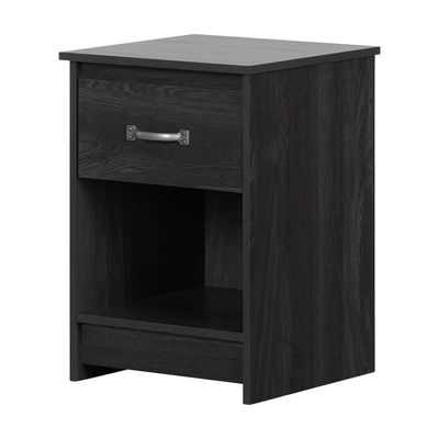 South Shore Tassio Grey Oak Nightstand