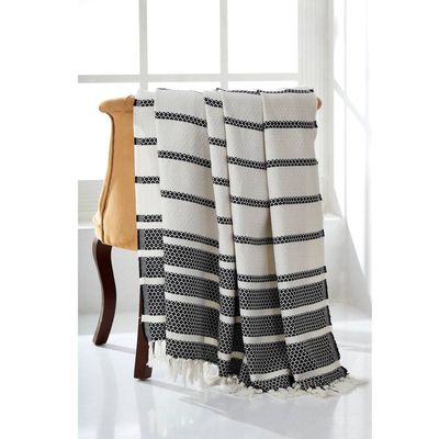 Modern Threads Hilo Recycled Cotton Throw