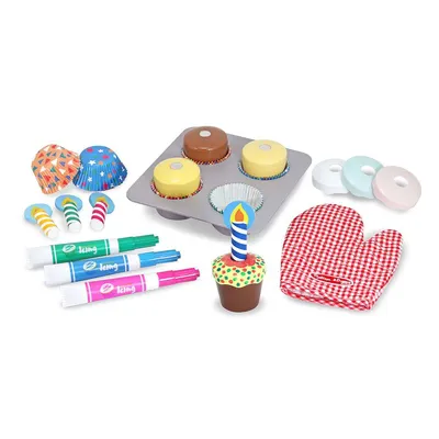 Melissa & Doug(R) Bake & Decorate Cupcake Set