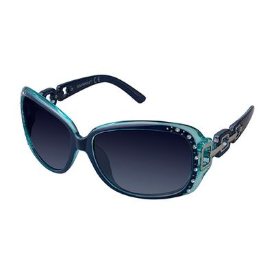 Womens SOUTHPOLE Rhinestone Chain Sunglasses