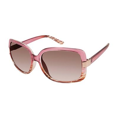 Womens Tahari Rectangle Ombre Sunglasses