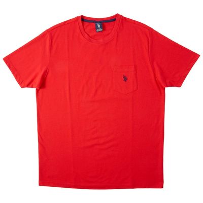 Mens U.S. Polo Assn.(R) Solid Chest Pocket T-Shirt