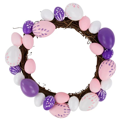 Northlight Seasonal Easter Eggs Spring Wreath