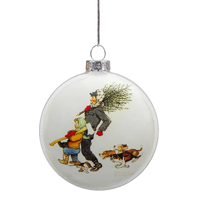 Northlight Seasonal Norman Rockwell Bringing Home Ornament