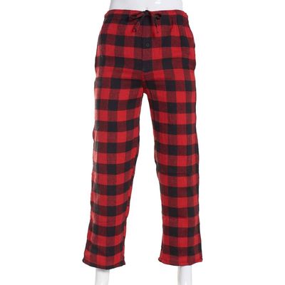 Mens Architect(R) Rolled Flannel Pajama Pants - Red/Black