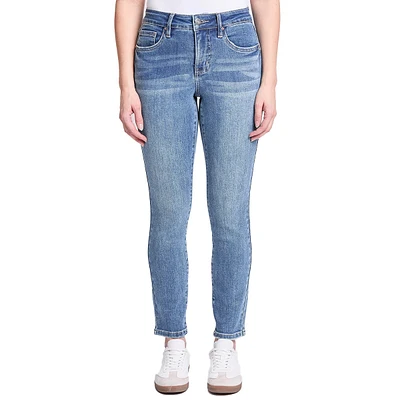 Womens Royalty Premium Straight High Rise Classic Skinny Jeans