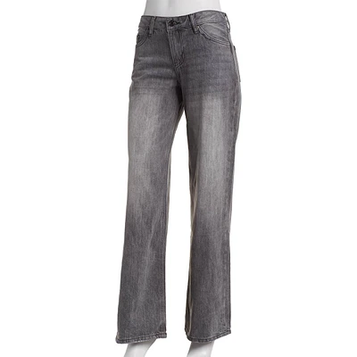 Juniors YMI(R) Shipyard Low Rise Wide Leg Jeans