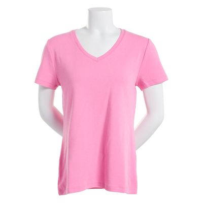 Womens Preswick & Moore(R) Short Sleeve V-Neck Tee