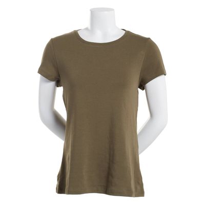 Womens Preswick & Moore(R) Short Sleeve Crew Neck Tee