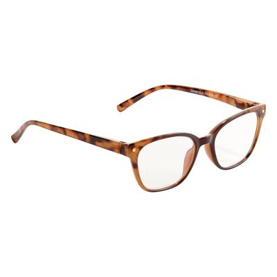 Womens O by Oscar Blue Light Caramel Frame Reader Glasses