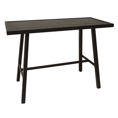 Leland Slat Top Bar Table