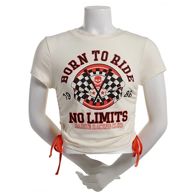 Juniors YMI(R) Baddie Racing Club Graphic Tee