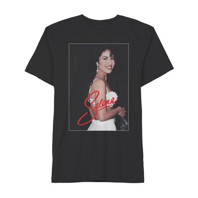 Young Mens Selena Short Sleeve Graphic Tee