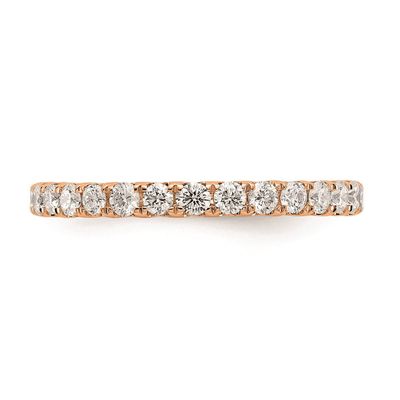 Pure Fire 14kt. Rose Gold Lab Grown Diamond Eternity Wedding Band