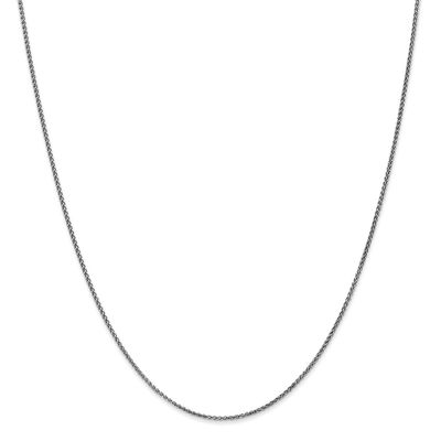 Gold Classics(tm) 1.2mm. 14kt. White Diamond Cut Spiga Necklace