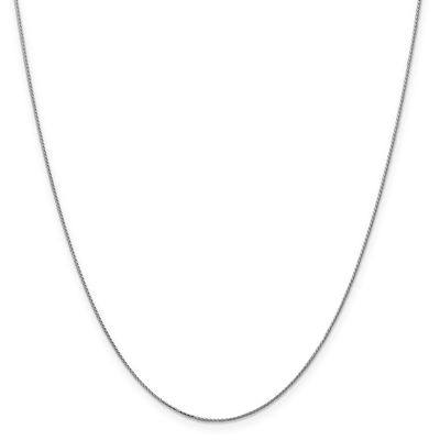 Gold Classics(tm) 0.65mm. White Diamond Cut Spiga Necklace