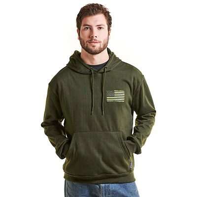 Mens Bass Creek Outfitters American Flag Hoodie