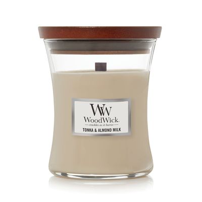 WoodWick(R) 9.7oz. Tonka and Almond Milk Jar Candle