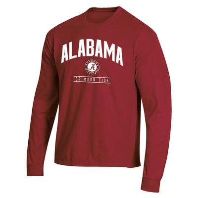 Mens Champion(R) Alabama Long Sleeve Tee