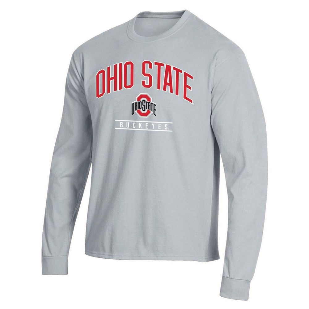 Mens Champion(R) Ohio State Long Sleeve Tee