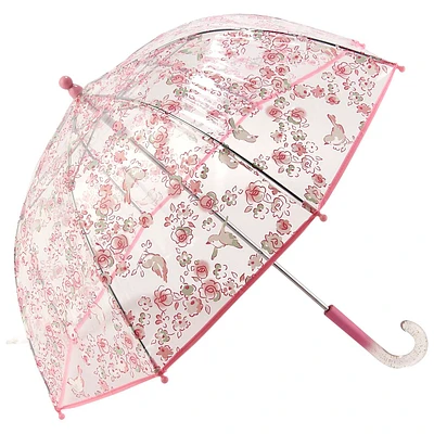 Girls Laura Ashley Floral Clear Umbrella