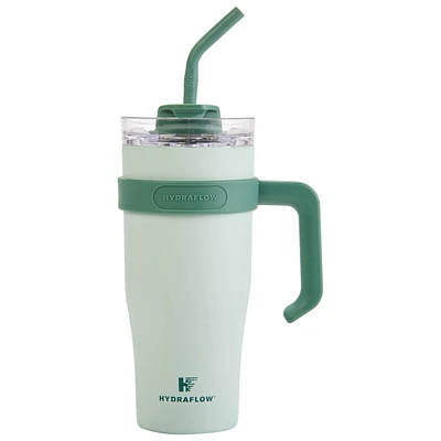 30oz. Triple Wall Insulated Tumbler w/ handle - Sage Ivy