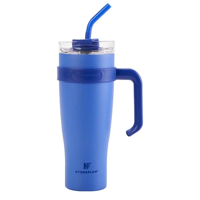 30oz. Triple Wall Insulated Tumbler w/ Handle - Marine Blue