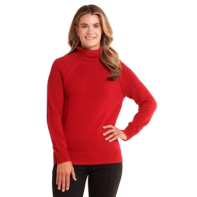 Womens 89th & Madison Perfect Long Sleeve Turtleneck Sweater