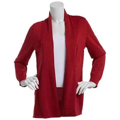 Womens Verve ami Long Sleeve Shimmer J Pocket Cardigan