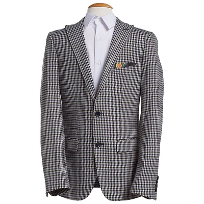 Mens Paisley & Gray(R) Peak Houndstooth Jacket