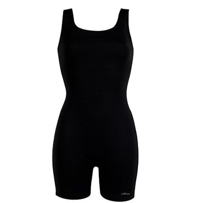 Womens Dolfin(R) Aquatard One Piece Swimsuit - Black