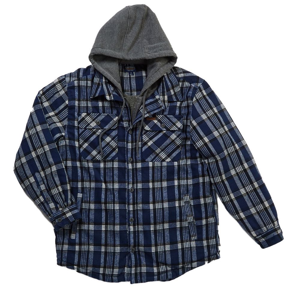 Flannel Hoodie Boscovs Flannel Jackets Boscov's Sherpa Lined - Main Image