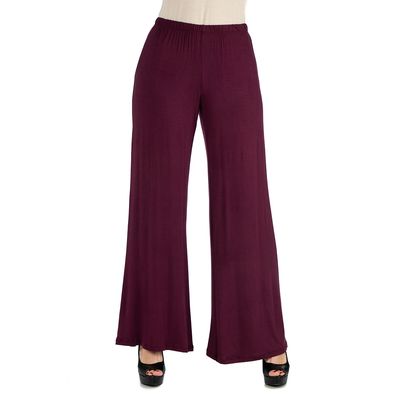 Womens 24/7 Comfort Apparel Comfortable Palazzo Pants