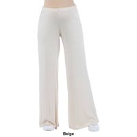Plus Size 24/7 Comfort Apparel Solid Palazzo Maternity Pants