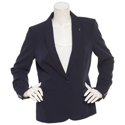 Womens Tommy Hilfiger One Button Long Blazer