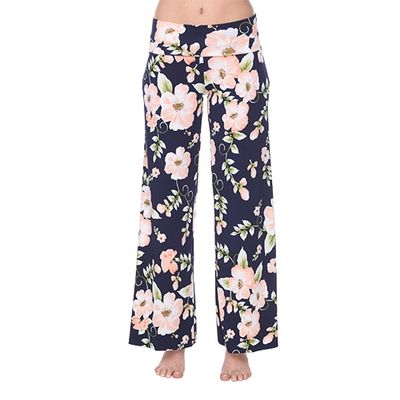 Womens White Mark Floral Print Palazzo Pants