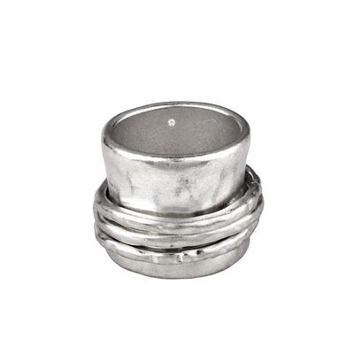 Roman Bella Uno Silver-Tone Ring