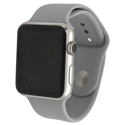 Unisex Olivia Pratt Solid Silicone Band Apple Watch