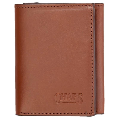 Mens Chaps Trifold Wallet - Tan