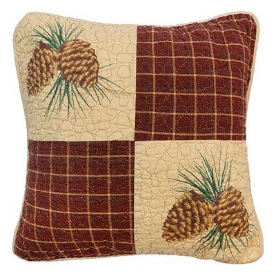 Donna Sharp Pine Lodge Square Decorative Pillow - 15x15