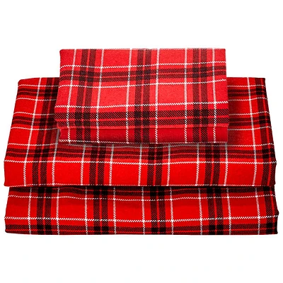 Ashley Cooper(tm) Scotty Plaid Flannel Sheet Set