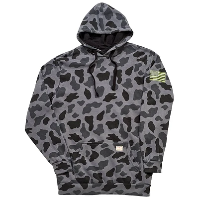 Mens Buckhorn River Camo Pullover Hoodie - Grey Camo