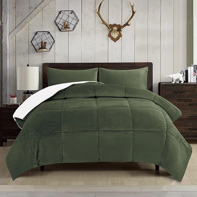 Mountain Ridge 3pc. Sherpa Comforter