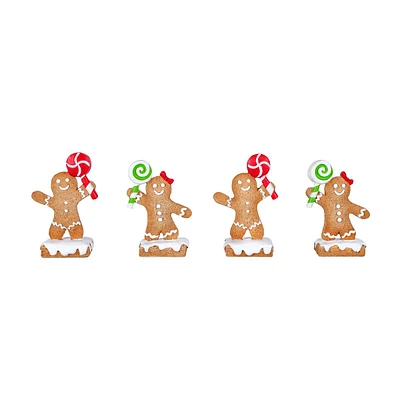 National Tree 3in. Gingerbread Man Name Card Holder