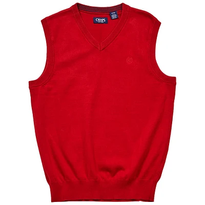 Mens Chaps Solid Sweater Vest