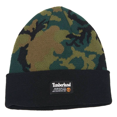 Mens Timberland Camo Beanie